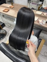 モク(mok) 艶髪ブルーブラック×水素トリートメント★