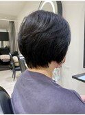 黒髪でも柔らかく動く♪大人ショートレイヤー