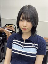 ゴウトゥデイシェアサロン 町田店(GO TODAY SHAiRE SALON) レイヤーボブ×ブルーブラック