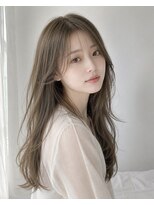 アンダーバーホワイト 高槻店(_WHITE) ロングスタイル×オリーブベージュ