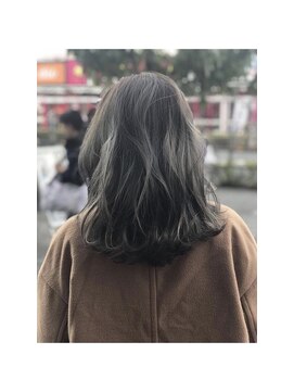 ルララドゥ 【ララドゥ】グレー×バレイヤージュ