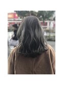 【ララドゥ】グレー×バレイヤージュ