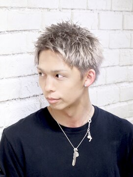 ベーア(Bar) グレージュワイルドツーブロックビジカジショート