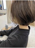 《花屋併設》インナーブリーチ　ショートボブ@20代30代40代