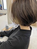 マロウ(mallow) 《花屋併設》インナーブリーチ ショートボブ@20代30代40代