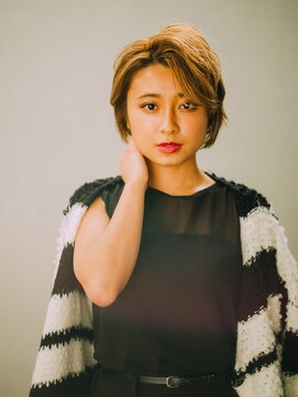 美容室チック 大島店(chic) ハイトーンのホワイトベージュショート【大島】