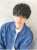 無造作パーマ-スパイラルパーマ福岡天神kchiara佐野