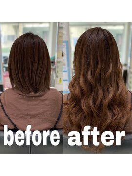 ヘアアンドメイク サファイア(Hair and Make SAPPHIRE) ＃プルエクステ＃グラデーション＃静岡＃ロング