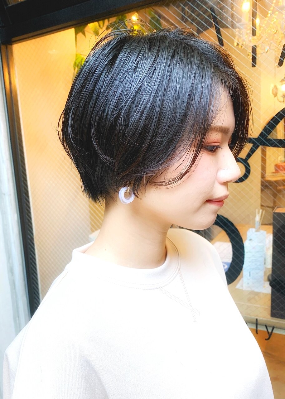 ふっくら大人可愛いショートカット　\6050⇒