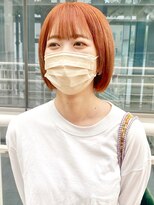 ルッツ(Lutz. hair design)&nbsp;【ケアブリーチ】オレンジカラー