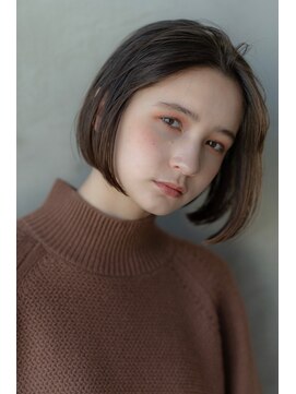 ハバナ 新宿(HAVANA) 20代30代/大人かわいい/小顔ショートボブオリーブグレージュ