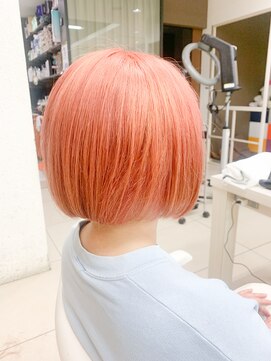 プロデュース 東橋本店(Produce) ダブルカラー×サーモンピンク【橋本￥東橋本】