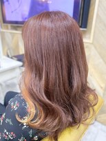 シアン 立川店(Shian)&nbsp;イヤリングカラー×ペールオレンジ