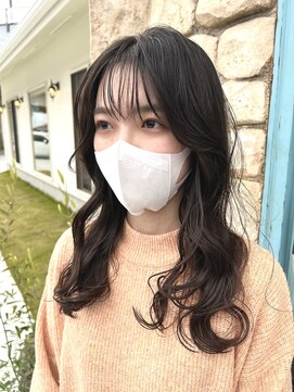 シエル(4el) 韓国風顔まわり/デジタルパーマ