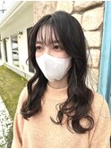 韓国風顔まわり/デジタルパーマ
