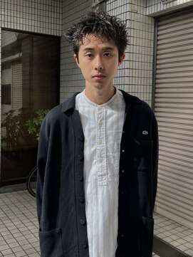 ヒュージ 三軒茶屋(huge) アップバング/束感ショート/ツーブロックマッシュ/コンマヘア