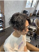 波巻きパーマ×