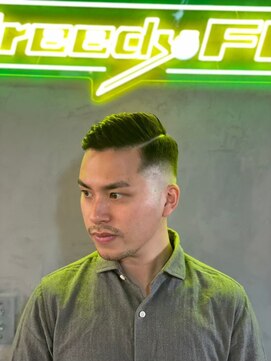 グリーディーフォックス 三軒茶屋(GreedyFOX) 波巻き/マッシュパーマ/ウルフ/ハイライト<理容室>三軒茶屋