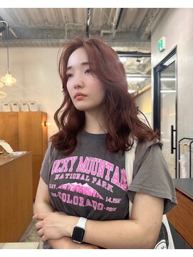 ニール シトロン 名古屋 伏見 丸の内(NEELU citron) 【Neelu_misa】ブラウンオレンジ