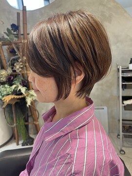 ナイン バイ アソビ 銀座(Nyne by asobi) 30代40代50代◎絶壁解消/白髪ぼかし/大人ショートボブ【Nyne】