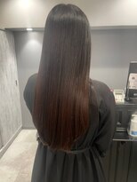 キャパ セントラル 天神 大名店(CAPA central)&nbsp;美髪ストレート　艶感抜群　髪質改善　ロング　ブラウンカラー