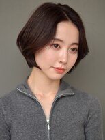 シーン(SCENE)&nbsp;センターパート　くびれヘア　韓国ヘア　アッシュ【天神/今泉】