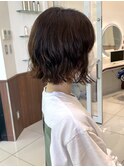 ボブ×くるくるパーマスタイル