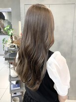 レア 渋谷(Le'a) ブリーチなしダブルカラー/アッシュブラウン/寒色ベージュ