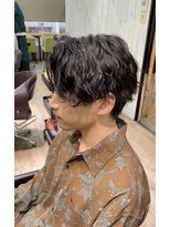 アソビ&nbsp;大人の波巻きパーマ