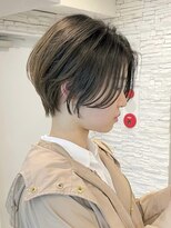 メモリーズ 表参道(Memories)&nbsp;白髪ぼかし/ひし形/癖毛/大人ショートボブ/60代50代40代