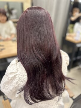 アリュウル 表参道 青山(Allure) ラベンダーピンク×くびれヘア◎矢口