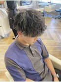緩め波巻きスパイラルパーマ