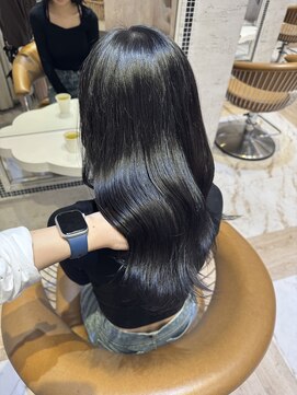 ロンドローズ 名古屋(Lond damaskRose) 顔周り ダブルカラー 名駅 ブリーチ 髪質改善 ボブ 韓国882