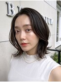ミディアムヘア レイヤーカット 広尾 恵比寿 麻布
