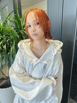 チクロヘアー(Ticro hair) @nkkn15 vivid orange
