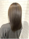 似合わせカットセミディボブ_カーキアッシュメルティカラー_84