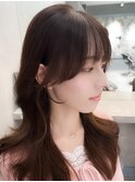 韓国柏顔周り縮毛矯正髪質改善レイヤー韓国ボブメルティくびれ