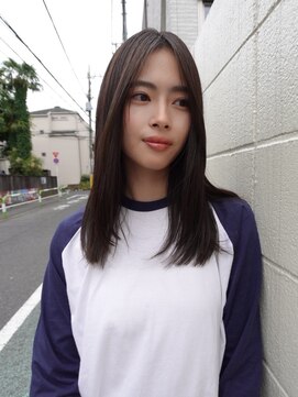 セーヌパス(CEINE PATH) 中目黒マロンベージュアプリコットオレンジショートボブレイヤー