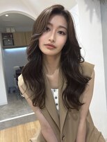 ヴィンス(vince) 韓国/くびれ巻き/オルチャン/ブラウン/ツヤ感