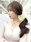 アレンジしても可愛いお顔周りカット*前髪小顔カット