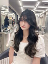 アスター 天神大名店(Aster) 小顔に見えるトレンドヘア/黒髪/オリーブグレー/ココアベージュ