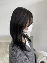 ノートエートル 西金沢(Nought etre)&nbsp;透明感カラー/ブルーブラック/ツヤ髪スタイル