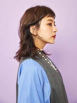 ピークアブー 銀座中央通り(PEEK-A-BOO) ショートバング×ハイレイヤー