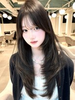 マインバイアフロートギンザ(MYNE by AFLOAT GINZA)&nbsp;レイヤーカット/グレージュ/韓国ヘア