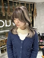 リュッカ(Lyuck) 【SAKI】デザインカラー/ホワイトベージュ