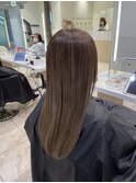 艶髪ストレート　髪質改善カラー　髪質改善トリートメント