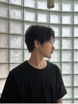 ビビディ バビディ ブー 河原町三条店(Bibbidi.bobbidi.boo)&nbsp;刈り上げないショートメンズセンターパート
