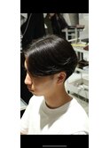 毛流れセンターパート