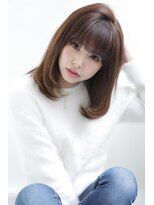 オウル(Owll)&nbsp;丸みで女性らしいスタイル[mignon]小顔ラウンドバンクミディアム