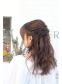 【ALBERO】 ハーフアップStyle